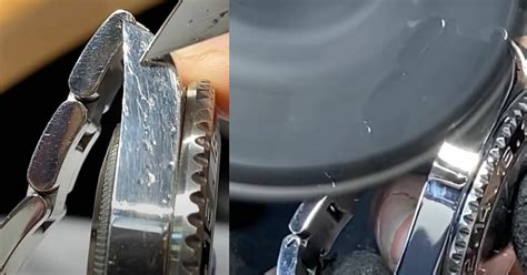 rolex watch scratch repair.